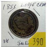 1851 U.S. Large cent