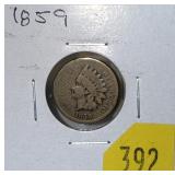 1859 Indian Head cent