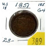 1851 U.S. Large cent