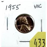 1955 Lincoln cent