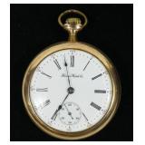 Illinois Model 6 17-jewel 18 size open face pocket