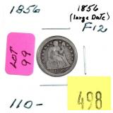 1856 Seated Liberty dime
