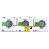 x3- Barber quarters -x3 quarters- Sold by the