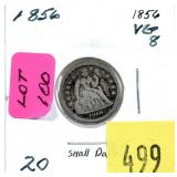 1856 Seated Liberty dime