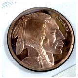 Copper 5 oz. coin