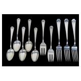 Set of 10 Sterling "Fairfax" by Gorham, 1910