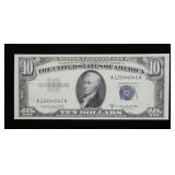 $10 silver certificate series of 1953B