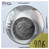 1952 Canadian quarter