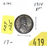 1914 Lincoln cent