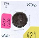 1914-S Lincoln cent