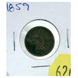1859 Indian Head cent
