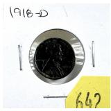 1918-D Lincoln cent