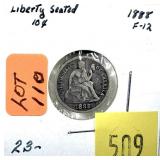 1888 Seated Liberty dime
