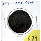 1824 U.S. Large cent