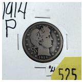 1914 Barber quarter