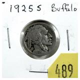 1925-S Buffalo nickel