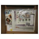 Lot, Russian Stamps, U.S. Postcards, mint blocks