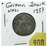 1937 Germany 2 marks