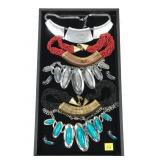 Lot, fashion necklaces, some with earrings