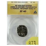 Ancient coin 400-500 AD ANAC slab certified XF-40
