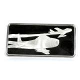 Sterling silver Aviation bar, .95 weight