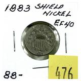 1883 Shield nickel