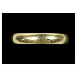 10K Yellow gold band ring, size 10, 2.2 grams