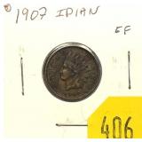 1907 Indian Head cent