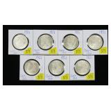 x7- 1921 Morgan dollars -x7 dollars - Sold by the