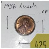 1936 Lincoln cent