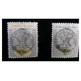 Leeward Islands 12, 13 MH, CV $120