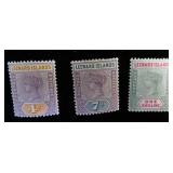 Leeward Islands 4,6,7 MH, CV $48