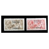 Great Britain Offices Morocco 55, 56 MH, CV $102