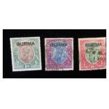 Burma 13 MH(HR); 15,16 used, CV $175