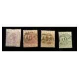 Nevis 22(HR) MH; 23,24 HR used, 27 used, CV $100