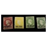 St. Helena 29, 32 used; 30, 31 MH, CV $227