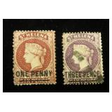 St. Helena 25 MH, 27 used, CV $175