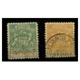 Rhodesia 24, 25 used CV $40