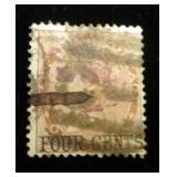 Straits Settlements 4 used, CV $275