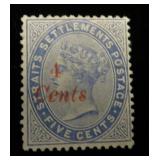 Straits Settlements 68 MH, CV $190