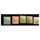 Rhodesia 43-45 MH, 47, 49 used, CV $242