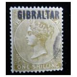 Gibraltar 7 used, CV $400