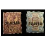 Zululand 8 used, 9(HR) MH, CV $145