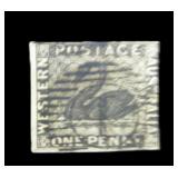 Western Australia 1 used, CV $350