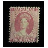 Bahamas 21 used, CV $75