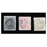 British Guiana 50, 53,54 used CV $73