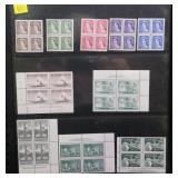 Lot, Canada mint blocks & pairs Official &