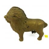 Lion Bank, Cast Iron, 5 1/4'high, 7' long