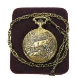 Andre Rivalle 17-jewel hunter case quartz pocket