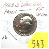 1968-S Proof quarter